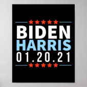 Biden Harris Inaugur van de verkiezingsoverwinning Poster (Voorkant)