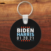 Biden Harris Inaugur van de verkiezingsoverwinning Sleutelhanger (Voorkant)