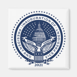 Biden Harris Inaugural Logo Inauguration Day 2021 Magneet