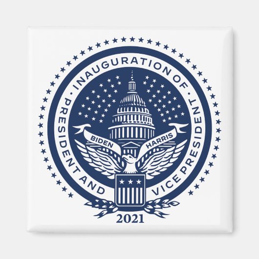 Biden Harris Inaugural Logo Inauguration Day 2021 Magneet (Voorkant)