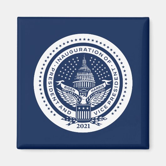 Biden Harris Inaugural Logo Inauguration Day 2021 Magneet (Voorkant)