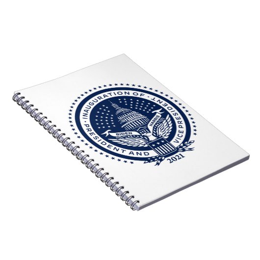 Biden Harris Inaugural Logo Inauguration Day 2021 Notitieboek (Rechterzijde)