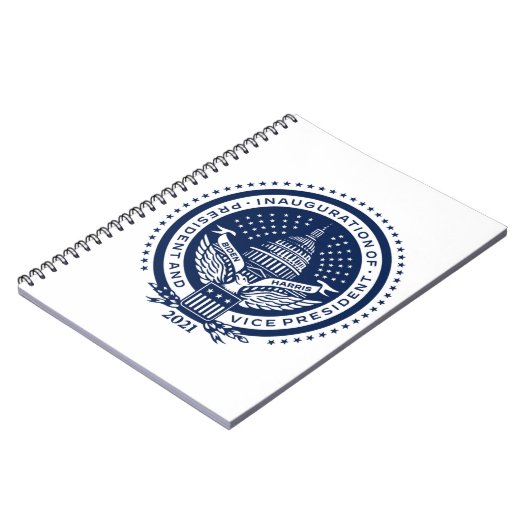 Biden Harris Inaugural Logo Inauguration Day 2021 Notitieboek (Linkerzijde)