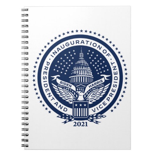 Biden Harris Inaugural Logo Inauguration Day 2021 Notitieboek (Voorkant)