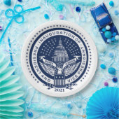 Biden Harris Inaugural Logo Inauguration Day 2021 Papieren Bordje (Feest)