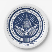 Biden Harris Inaugural Logo Inauguration Day 2021 Papieren Bordje (Voorkant)