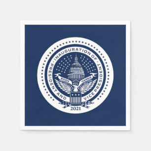 Biden Harris Inaugural Logo Inauguration Day Blue Servet