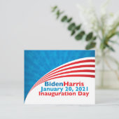 Biden Harris Inauguration Day American Flag Briefkaart (Staand voorkant)