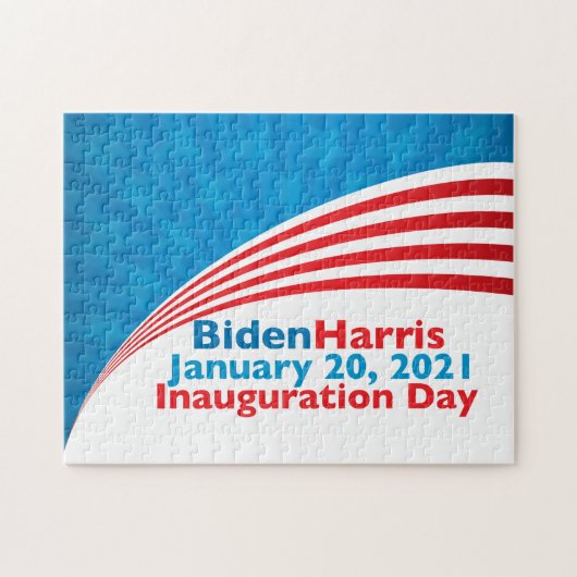 Biden Harris Inauguration Day American Flag Legpuzzel (Horizontaal)