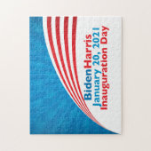 Biden Harris Inauguration Day American Flag Legpuzzel (Verticaal)