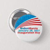 Biden Harris Inauguration Day American Flag Ronde Button 5,7 Cm (Voorkant /achterkant)