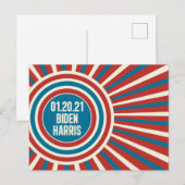 Biden Harris Inauguration Day Celebration Briefkaart (Voorkant / Achterkant)