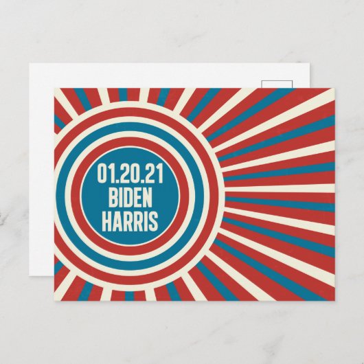 Biden Harris Inauguration Day Celebration Briefkaart (Voorkant / Achterkant)