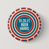 Biden Harris Inauguration Day Celebration Ronde Button 5,7 Cm (Voorkant)