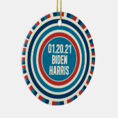 Biden Harris Inauguration Day Keepslag Keramisch Ornament (Rechts)