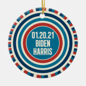Biden Harris Inauguration Day Keepslag Keramisch Ornament (Voorkant)