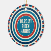 Biden Harris Inauguration Day Keepslag Keramisch Ornament (Links)