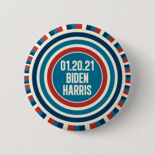 Biden Harris Inauguration Day Keepslag Ronde Button 5,7 Cm
