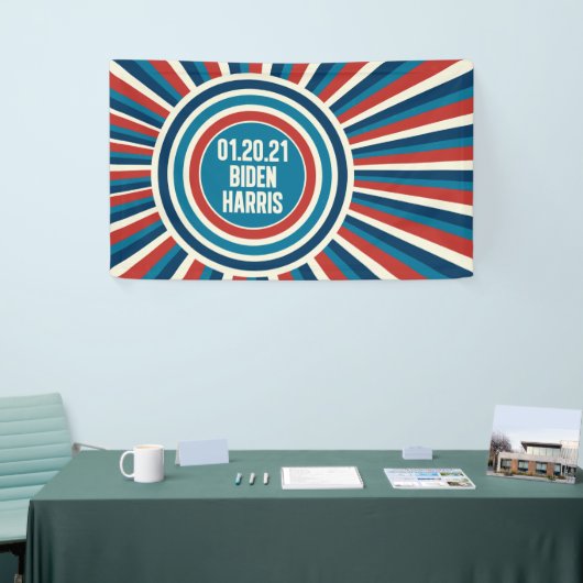 Biden Harris Inauguration Day Red White Blue Spandoek (Beurs)