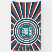 Biden Harris Inauguration Day Red White Blue Spandoek (Verticaal)