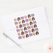 Biden Harris/Joe en Kamala Vierkante Sticker (Envelop)