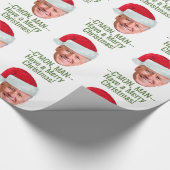 Biden Harris - Joe Santa Hat - C'mon Man Cadeaupapier (Hoek)