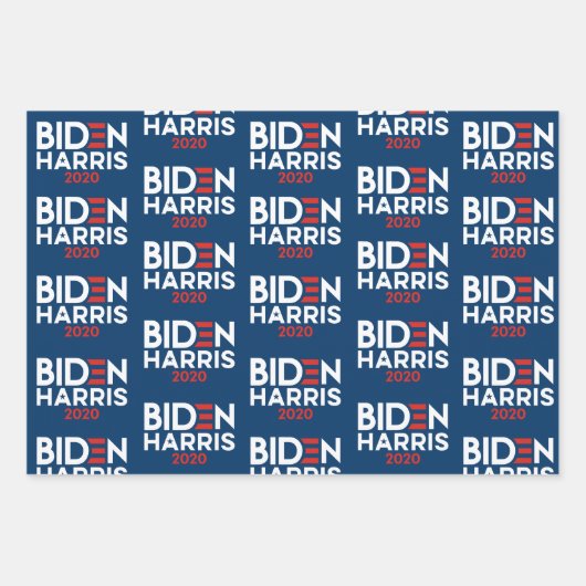 Biden Harris - Joe Santa Hat - C'mon Man Inpakpapier Vel (Voorkant 3)