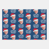 Biden Harris - Joe Santa Hat - C'mon Man Inpakpapier Vel (Voorkant)