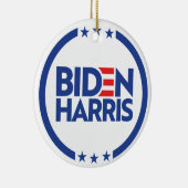 Biden Harris Keramisch Ornament (Rechts)
