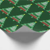 Biden Harris kerstboom Decf the Halls Cadeaupapier (Hoek)