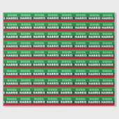 Biden Harris Kerstmis Cadeaupapier (Vlak)