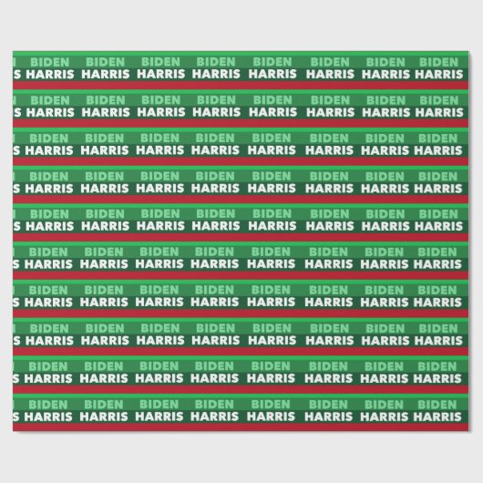 Biden Harris Kerstmis Cadeaupapier (Vlak)