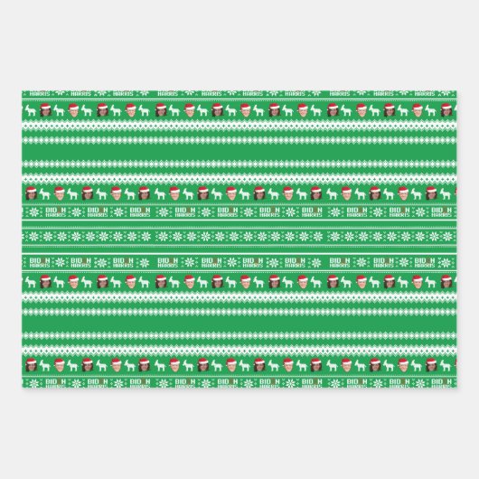 Biden Harris Kerstmis Inpakpapier Vel (Voorkant 2)