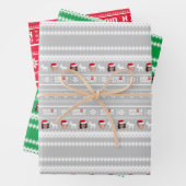 Biden Harris Kerstmis Inpakpapier Vel (In situ)