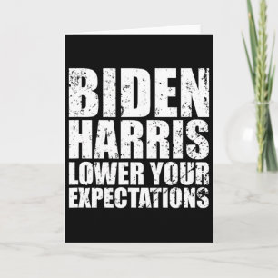 Biden Harris Lager Zijn Verwachtingen Vintage Repu Kaart