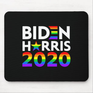 Biden Harris Lgbt Gay Pride Regenboog Vlag Muismat