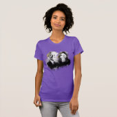 Biden Harris Non-binair Pronk T-Shirt (Voorkant volledig)