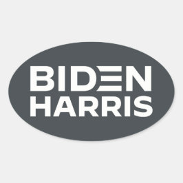 BIDEN HARRIS OVALE STICKER