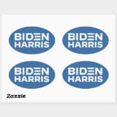 BIDEN HARRIS OVALE STICKER (Vel)