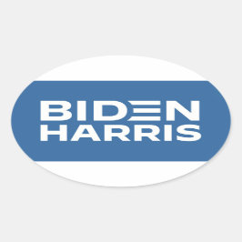 BIDEN HARRIS OVALE STICKER
