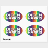 BIDEN HARRIS OVALE STICKER (Vel)