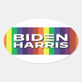 BIDEN HARRIS OVALE STICKER