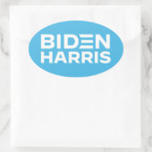 BIDEN HARRIS OVALE STICKER (Tas)