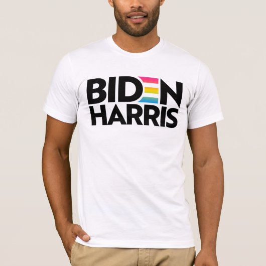 Biden Harris Panseksueel Pride T-shirt (Voorkant)