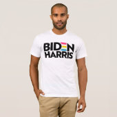 Biden Harris Panseksueel Pride T-shirt (Voorkant volledig)