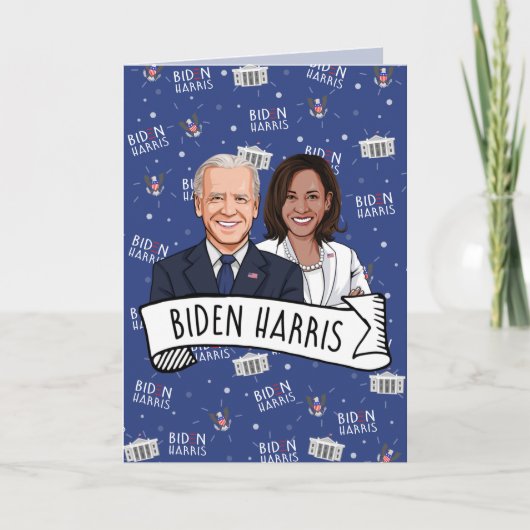 Biden Harris Party Kaart (Voorkant)