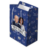 Biden Harris Party Medium Cadeauzakje (Achterkant Gekanteld)