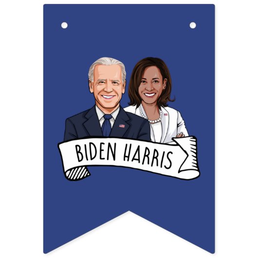Biden Harris Party Vlaggetjes (Tweede vlag)