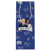 Biden Harris Party Wijn Cadeautas (Achterkant)