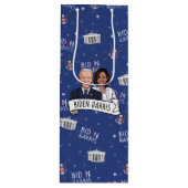 Biden Harris Party Wijn Cadeautas (Voorkant)